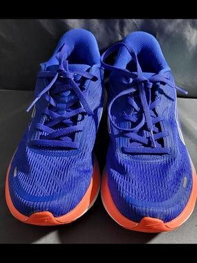 Skechers Men's Athletic Running Shoes in Royal Blue and Orange